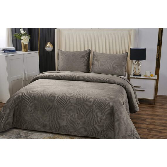 Покрывало Жизель, цвет капучино, размер 240х260, Sofi de Marko, изображение 3