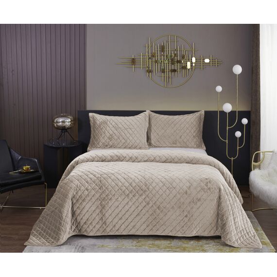 Покрывало Натаниэль, цвет кремовый, размер 160х220, Sofi de Marko