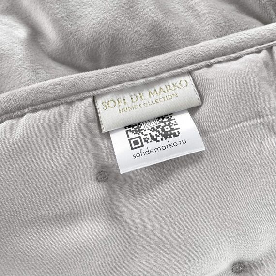 Покрывало Иоланта, цвет серебро, размер 240х260, Sofi de Marko, изображение 7