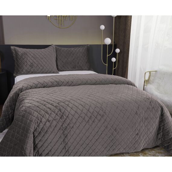 Покрывало Натаниэль, цвет мокко, размер 240х260, Sofi de Marko, изображение 3