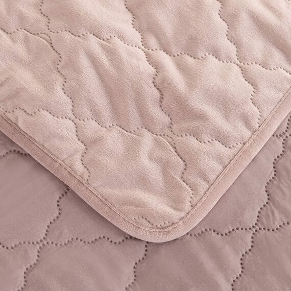 Покрывало Деметра, цвет пепельная роза, размер 240х260 , Sofi de Marko, изображение 7