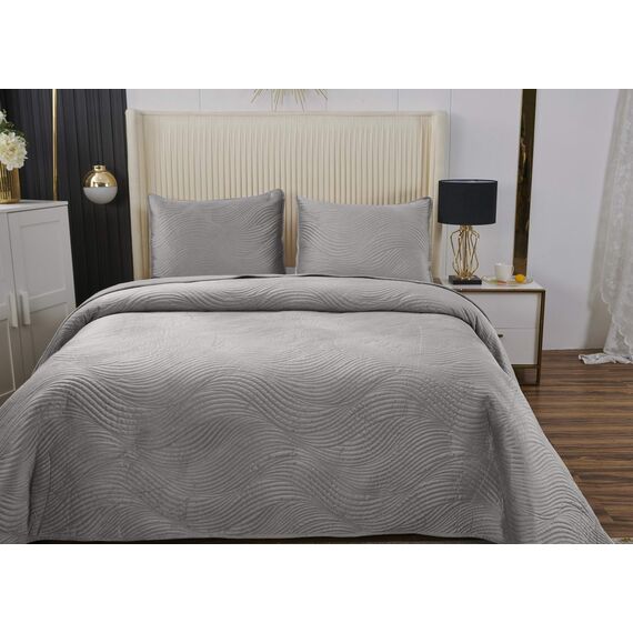 Покрывало Жизель, цвет светло-серый, размер 240х260, Sofi de Marko, изображение 9