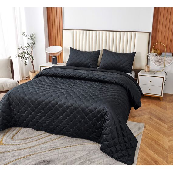 Покрывало Лея, цвет черный, размер 240x260, Sofi de Marko, изображение 2