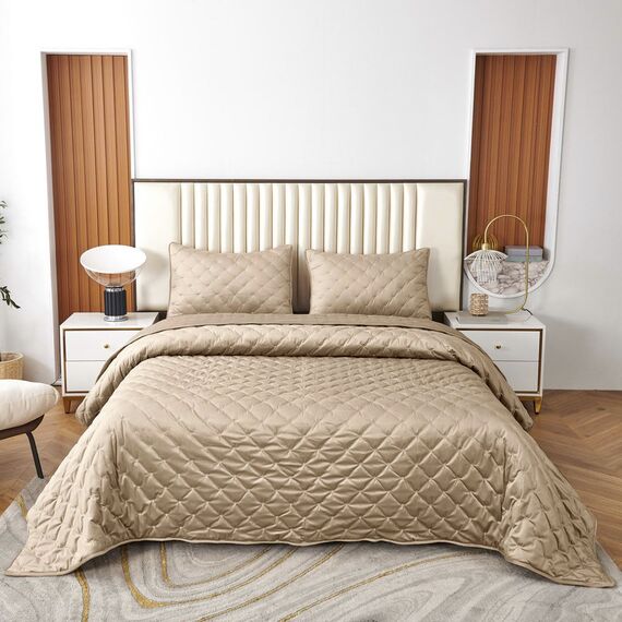 Покрывало Лея, цвет бежевый, размер 240x260, Sofi de Marko