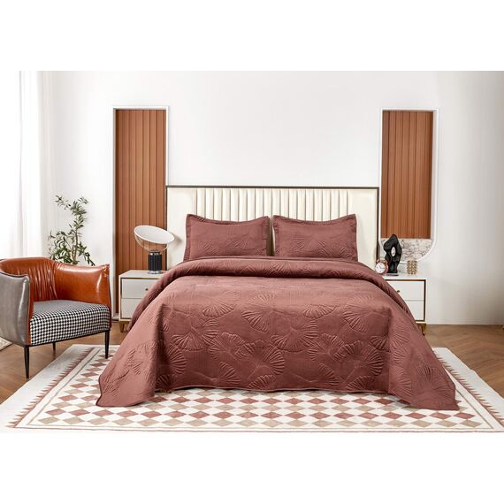 Покрывало Бенита, цвет марсала, размер 240x260, Sofi de Marko