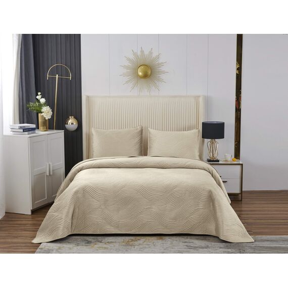 Покрывало Жизель, цвет кремовый, размер 160х220, Sofi de Marko