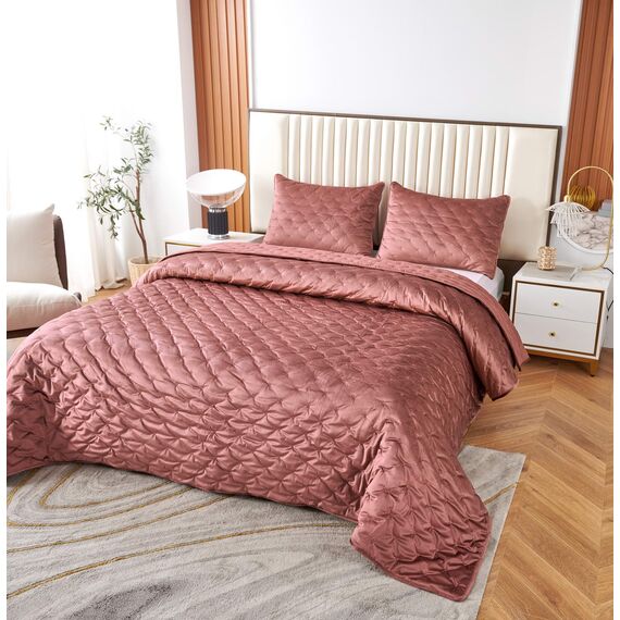 Покрывало Лея, цвет марсала, размер 240x260, Sofi de Marko, изображение 2