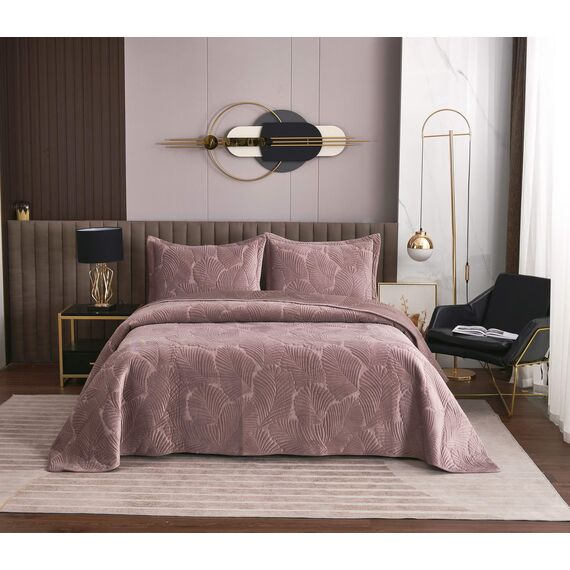 Покрывало Ноэль, цвет пепельная роза, размер 160х220, Sofi de Marko