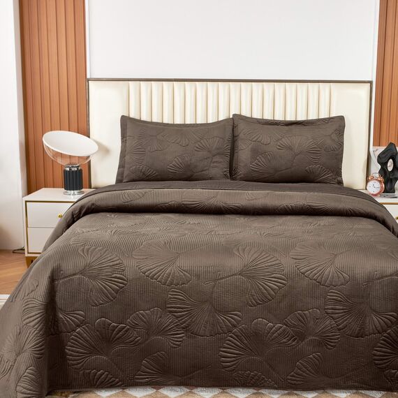 Покрывало Бенита, цвет шоколад, размер 240x260, Sofi de Marko, изображение 2