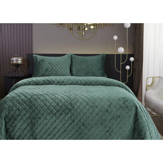Покрывало Натаниэль, цвет изумрудный, размер 240х260, Sofi de Marko, изображение 2