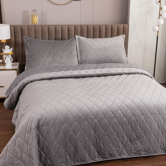 Покрывало Деметра, цвет стоун, размер 240х260 , Sofi de Marko, изображение 2