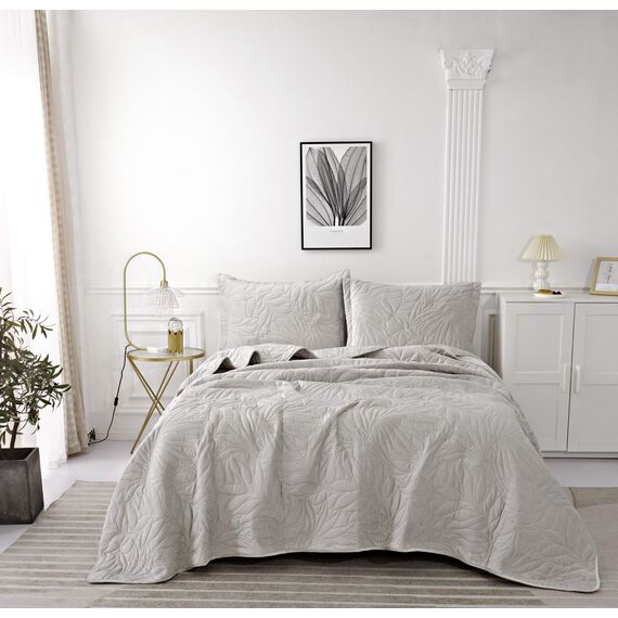 Покрывало Глория, цвет серебро, размер 160х220, Sofi de Marko