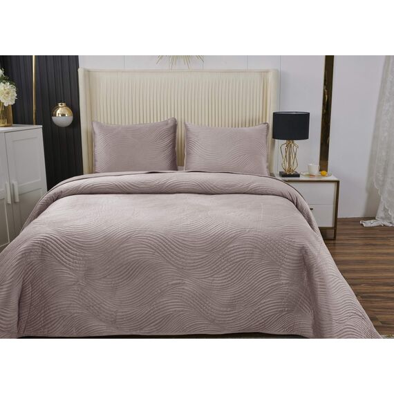 Покрывало Жизель, цвет пудра, размер 240х260, Sofi de Marko, изображение 3