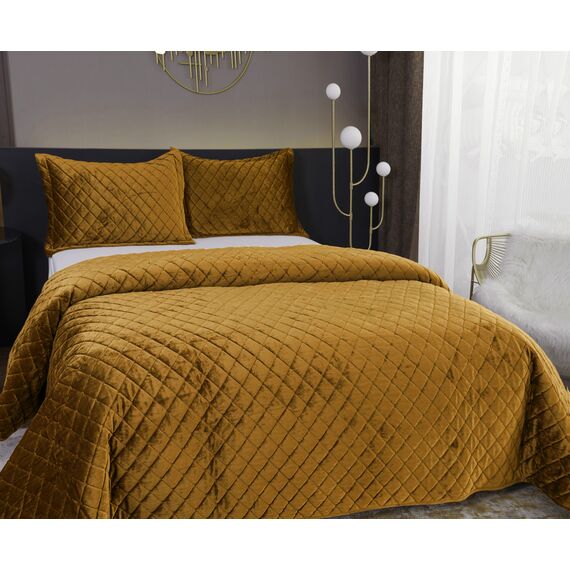 Покрывало Натаниэль, цвет горчичный, размер 240х260, Sofi de Marko, изображение 3