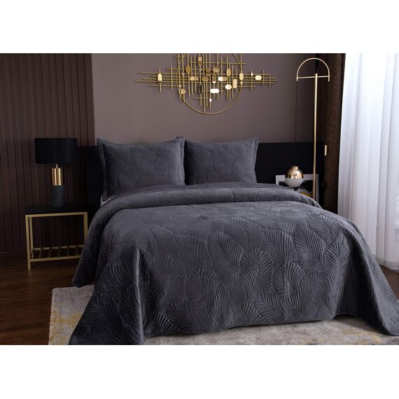 Покрывало Ноэль, цвет антрацит, размер 240х260, Sofi de Marko, изображение 3