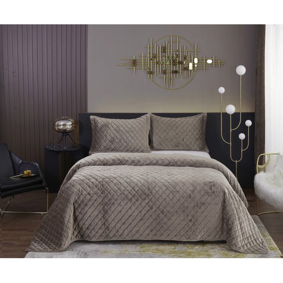 Покрывало Натаниэль, цвет серый, размер 240х260, Sofi de Marko