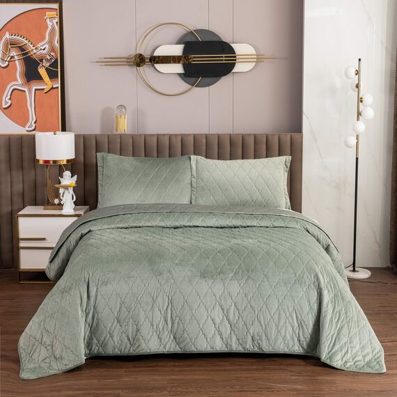 Покрывало Деметра, цвет зеленый, размер 160х220, Sofi de Marko