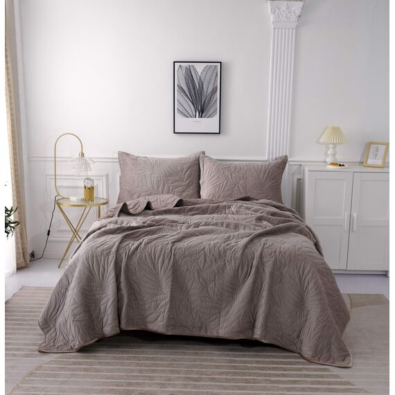 Покрывало Глория, цвет пепельная роза, размер 160х220, Sofi de Marko