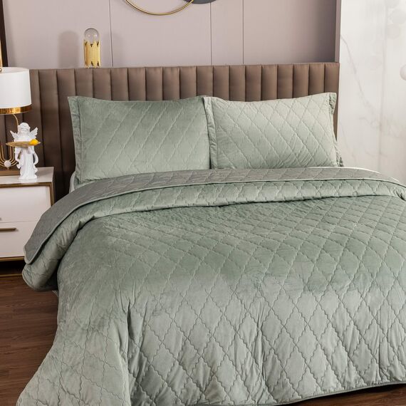 Покрывало Деметра, цвет зеленый, размер 240х260 , Sofi de Marko, изображение 2