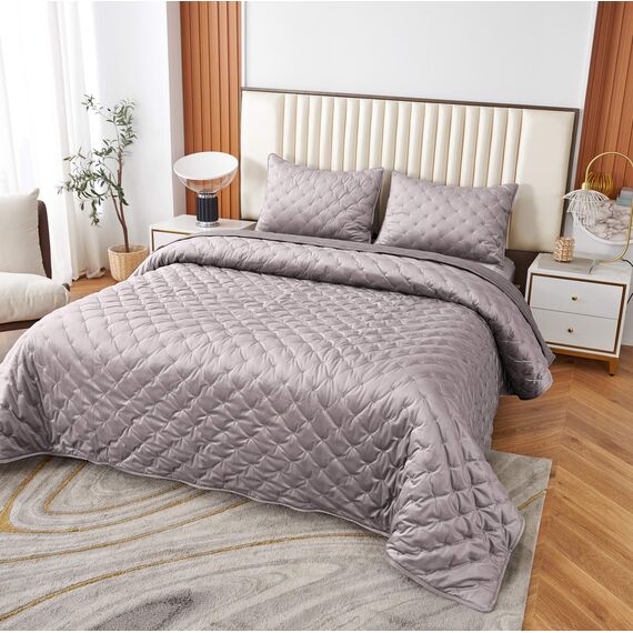 Покрывало Лея, цвет серебро, размер 240x260, Sofi de Marko, изображение 2