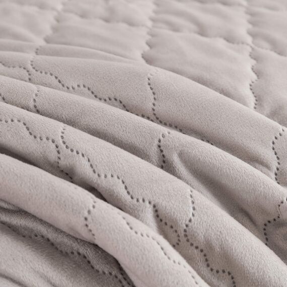 Покрывало Деметра, цвет светло-серый, размер 240х260 , Sofi de Marko, изображение 8