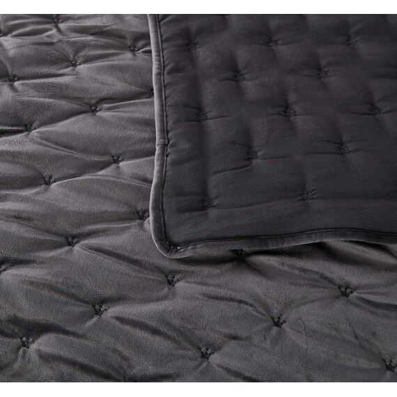 Покрывало Лея, цвет антрацит, размер 160х220, Sofi de Marko, изображение 7