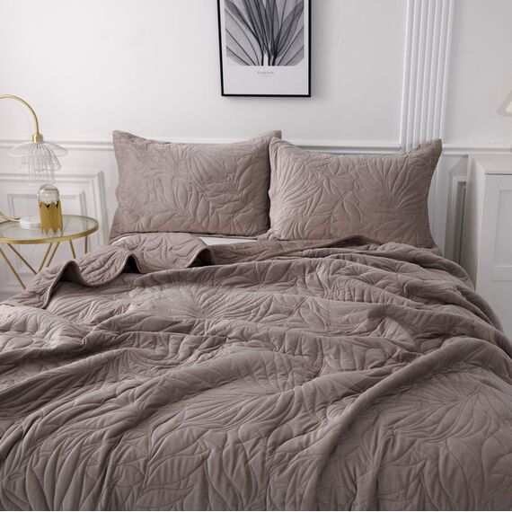 Покрывало Глория, цвет пепельная роза, размер 160х220, Sofi de Marko, изображение 9