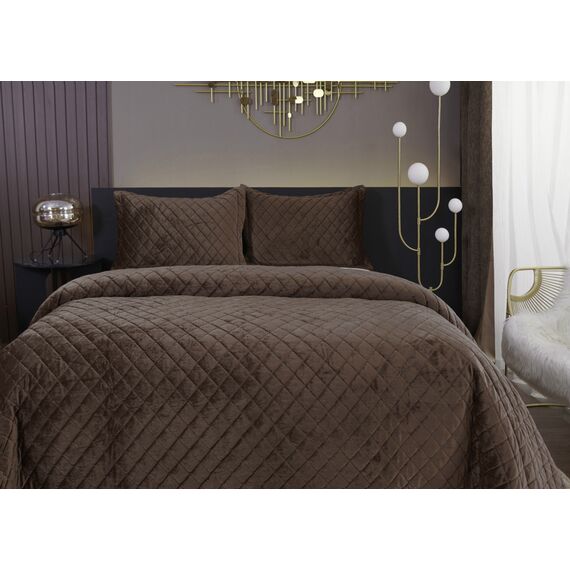 Покрывало Натаниэль, цвет шоколад, размер 160х220, Sofi de Marko, изображение 2