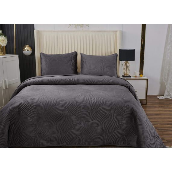 Покрывало Жизель, цвет антрацит, размер 240х260, Sofi de Marko, изображение 9