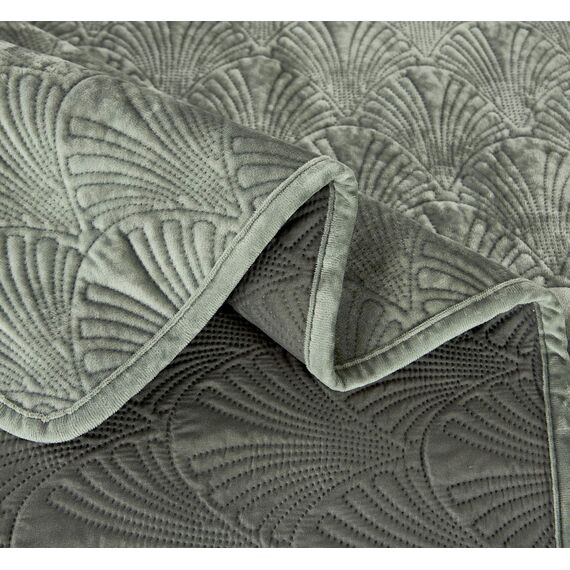 Покрывало Розалин, цвет изумрудный, размер 240х260, Sofi de Marko, изображение 8