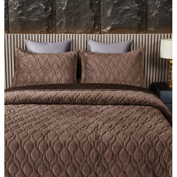 Покрывало Нобилис, цвет шоколад, размер 240х260, Sofi de Marko, изображение 7