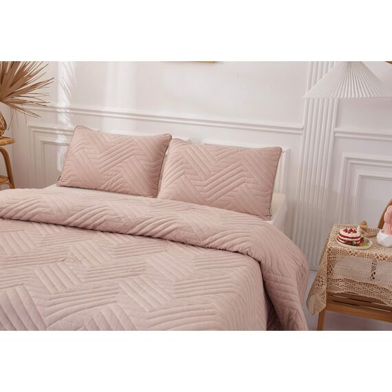 Покрывало Мориц, цвет пудра, размер 160х220, Sofi de Marko, изображение 3