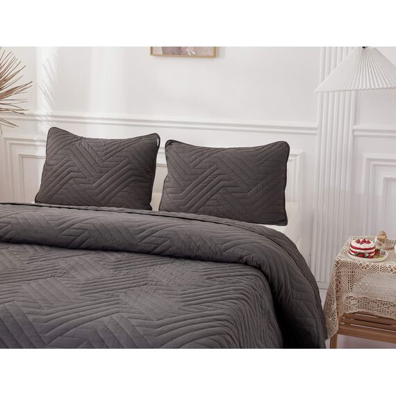 Покрывало Мориц, цвет антрацит, размер 160х220, Sofi de Marko, изображение 3