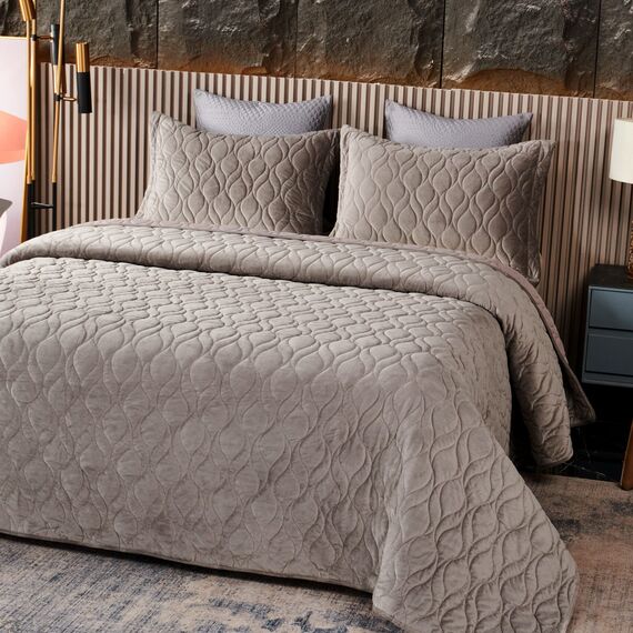 Покрывало Нобилис, цвет серый, размер 240х260, Sofi de Marko, изображение 8