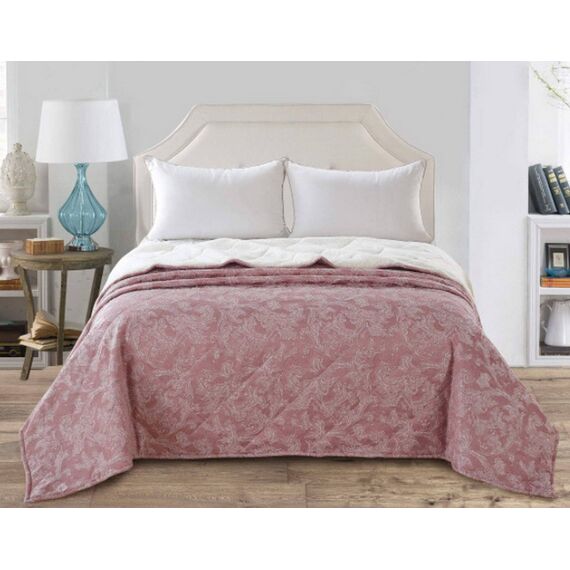 Покрывало Ингрид, цвет пепельная роза, размер 160х220, Sofi de Marko