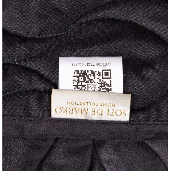 Покрывало Нобилис, цвет антрацит, размер 240х260, Sofi de Marko, изображение 7