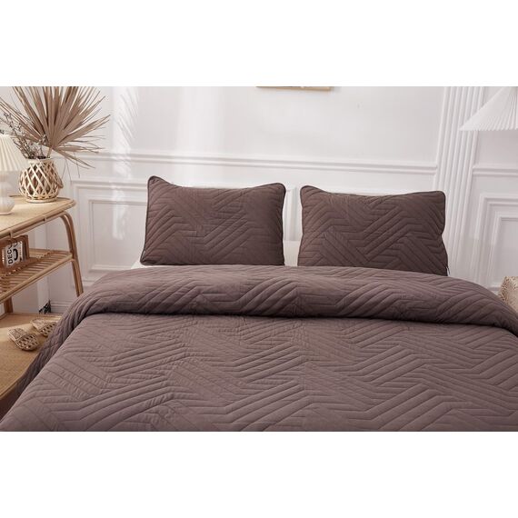 Покрывало Мориц, цвет шоколад, размер 160х220, Sofi de Marko, изображение 4