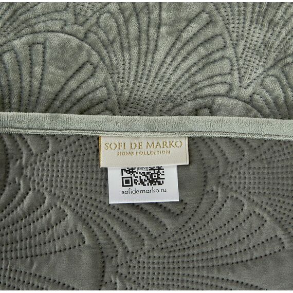 Покрывало Розалин, цвет изумрудный, размер 240х260, Sofi de Marko, изображение 9