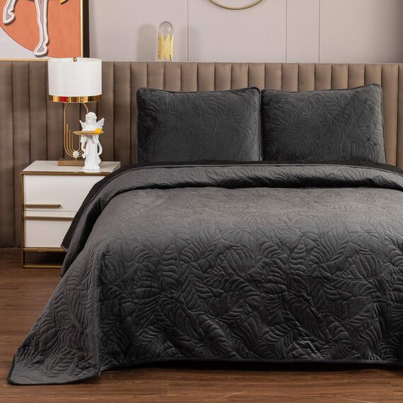 Покрывало Мелисса, цвет черный, размер 240х260, Sofi de Marko, изображение 3