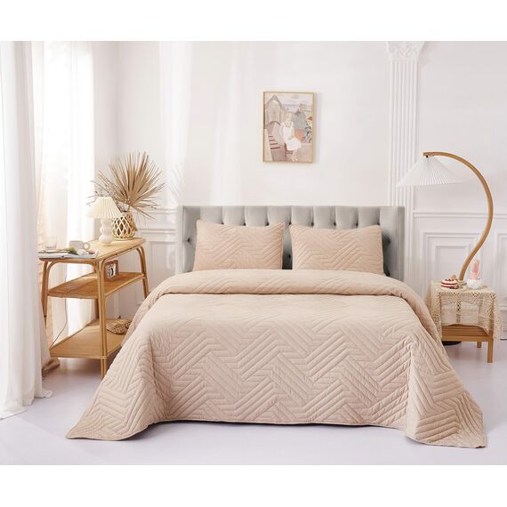 Покрывало Мориц, цвет бежевый, размер 230х250, Sofi de Marko