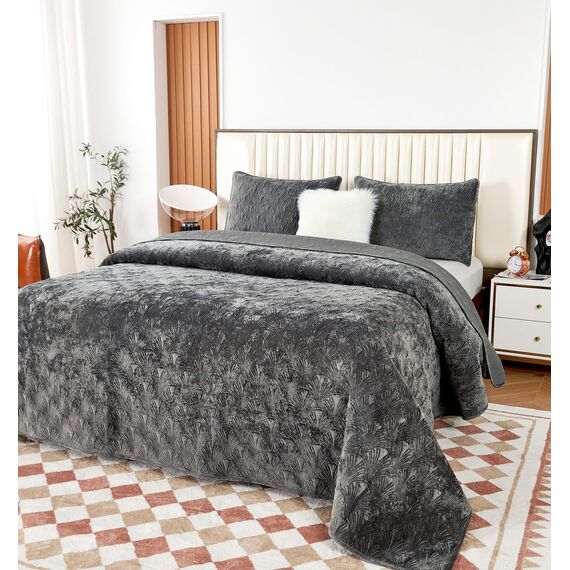 Покрывало Розалин, цвет стоун, размер 240х260, Sofi de Marko, изображение 2