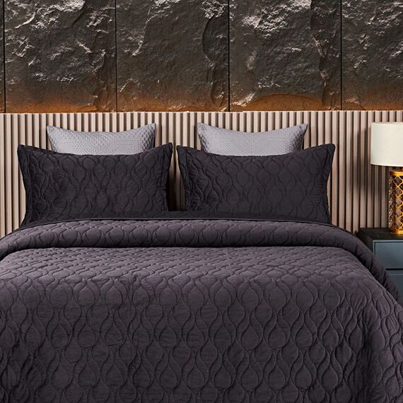 Покрывало Нобилис, цвет антрацит, размер 240х260, Sofi de Marko, изображение 8