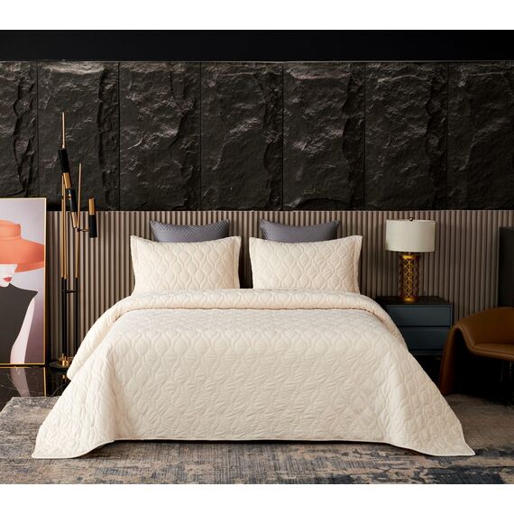 Покрывало Нобилис, цвет кремовый, размер 240х260, Sofi de Marko