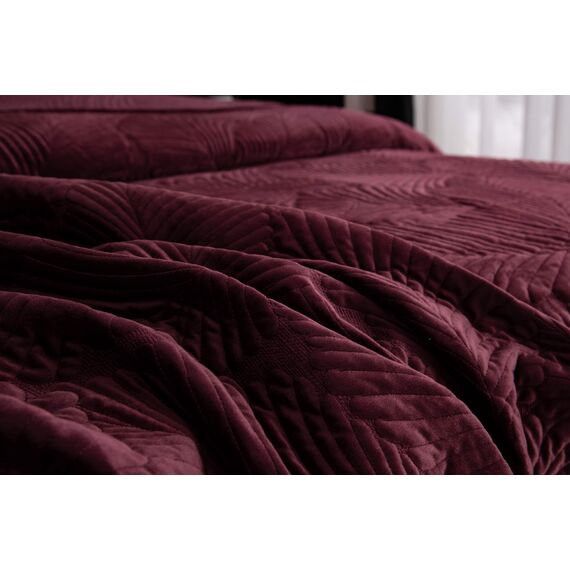 Покрывало Ноэль, цвет бордо, размер 240х260, Sofi de Marko, изображение 7