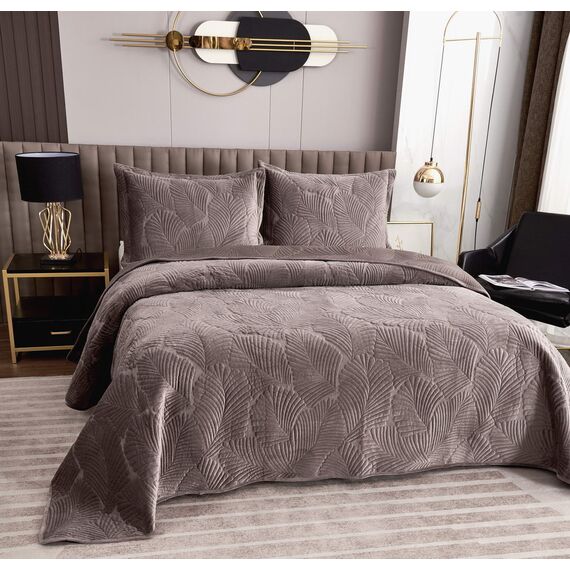 Покрывало Ноэль, цвет мокко, размер 240х260, Sofi de Marko, изображение 3