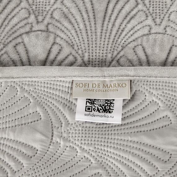 Покрывало Розалин, цвет светло-серый, размер 240х260, Sofi de Marko, изображение 5