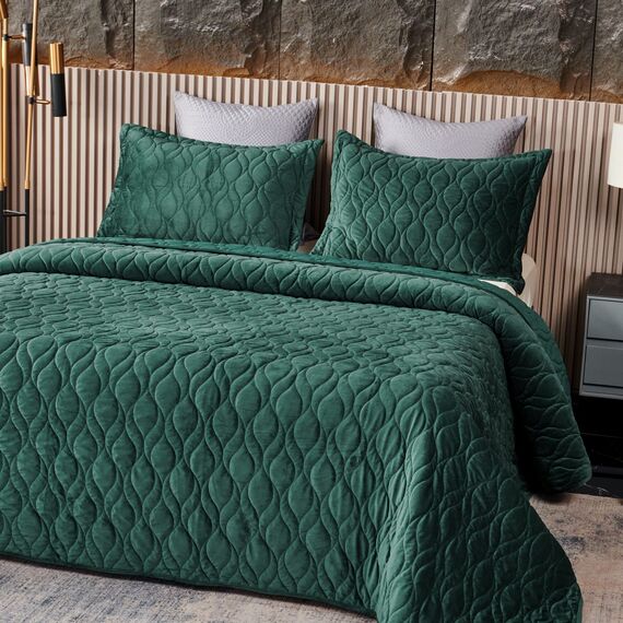 Покрывало Нобилис, цвет малахит, размер 240х260, Sofi de Marko, изображение 8