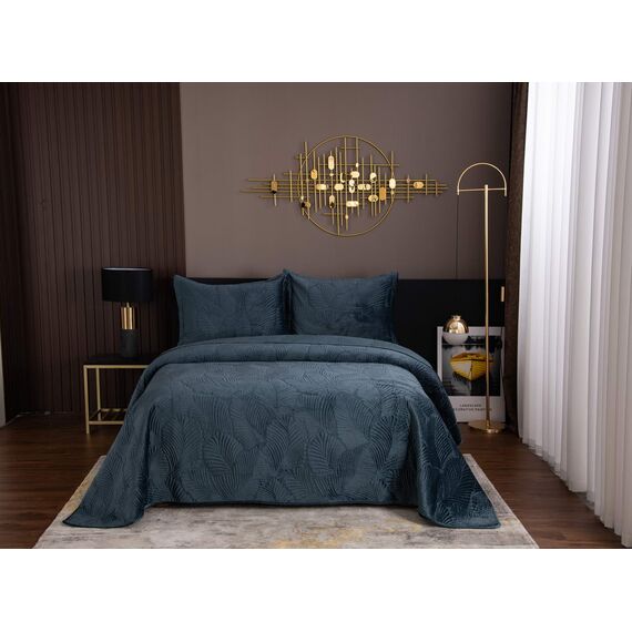 Покрывало Ноэль, цвет синий, размер 240х260, Sofi de Marko