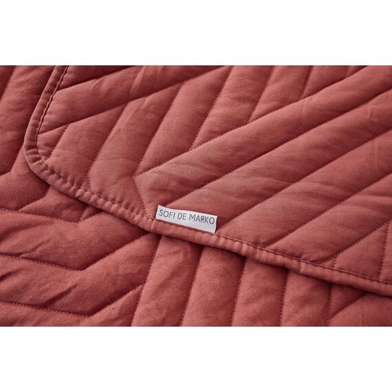 Покрывало Мориц, цвет терракотовый, размер 230х250, Sofi de Marko, изображение 11