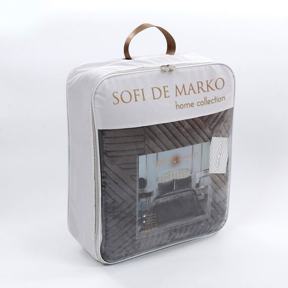 Покрывало Патрисия, цвет стоун, размер 160х220, Sofi de Marko, изображение 8